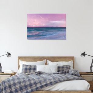 Toile Décor photo de voyage avec Sunset Beach Photo