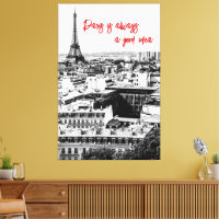 Décor photo Paris en noir et blanc avec devis