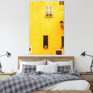 Toile Décor Photographique de Village Français
