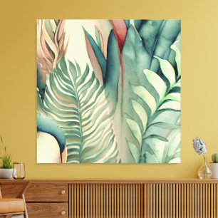 Toile Décoratif Moderne Design Tropical
