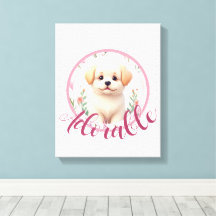 Décoration murale de nursery pour chiots adorable