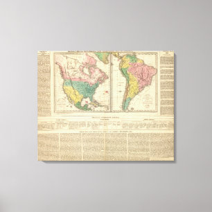 Toile Découverte européenne de carte d'atlas de