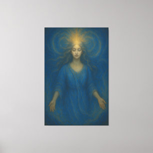 Toile Déesse de Lumière de l'Ascension – Esprit d'Éveil 