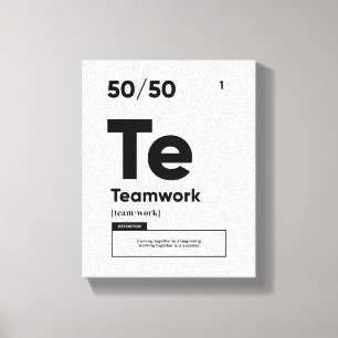 Toile Définition du travail d'équipe   Citation Motivati