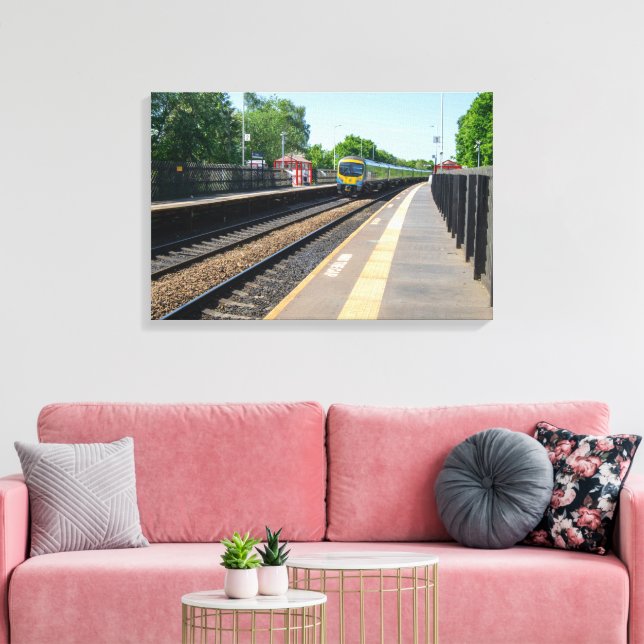 Toile Deighton Railway Station, Huddersfield (Insitu(Salon))