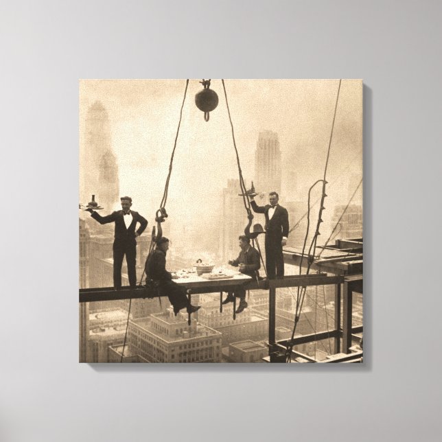 Toile Déjeuner Au 32Ème Étage (Recto)