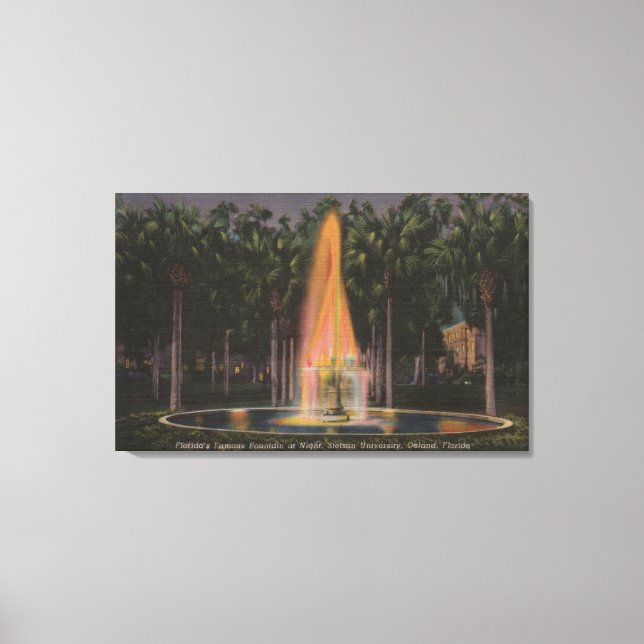 Toile Deland, Floride - Stetson University (Recto)