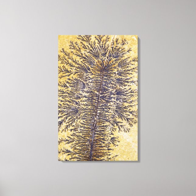 Toile Dendrites manganèse, sud-ouest des États-Unis (Recto)