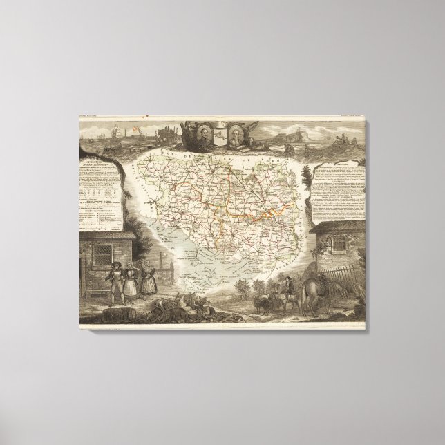 Toile Département du Morbihan (Recto)