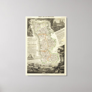 Toile Département toute douille