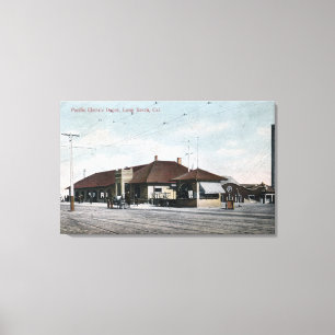Toile Dépôt ferroviaire électrique Pacifique