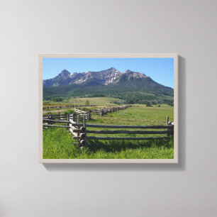 Toile Dernier Dollar Ranch Road San Juan Range Colorado