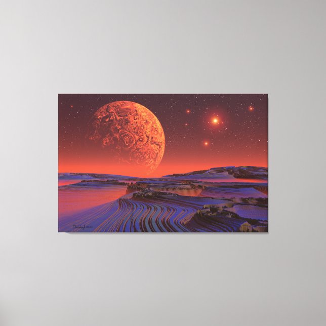 Toile Des millions d'années-lumière (Recto)