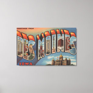 Toile Des Moines, Iowa (bâtiment capital)