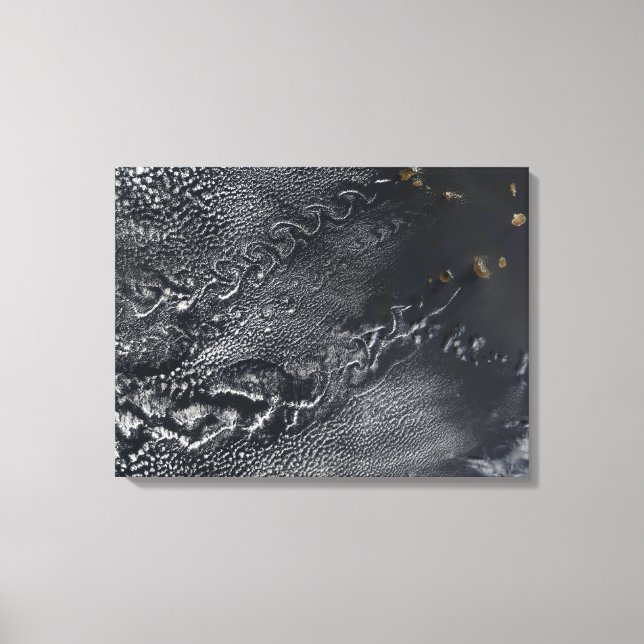 Toile Des tourbillons nuageux au-dessus des îles du Cap  (Recto)