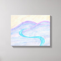 Desert River Canvas Imprimer