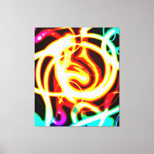 Toile Design d'art géométrique Neon pour vos besoins