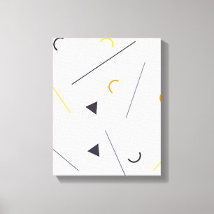 Toile Design géométrique urbain, coloré, simple, tendanc