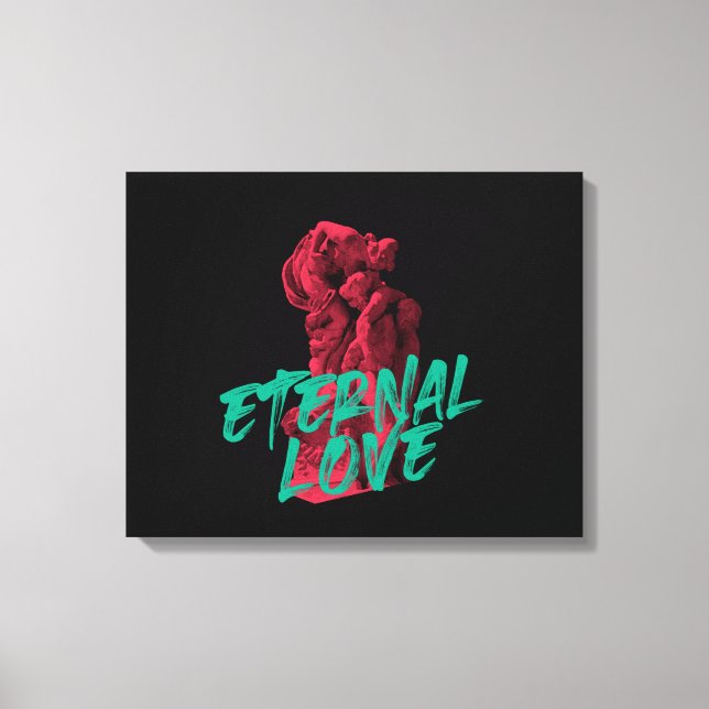 Toile Design graphique dynamique, urbain, tendance Etern (Recto)