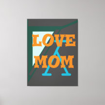 Design moderne élégant_vert_gray_orange_love maman
