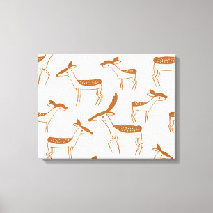 Toile Design Motif cerf Poster carte postale animal mign