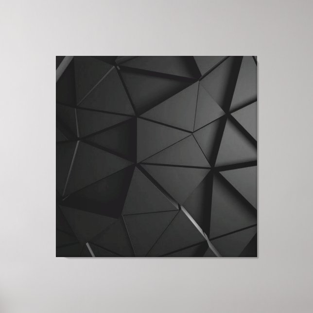Toile Design noir gris (Recto)