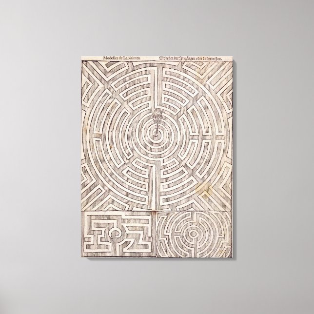 Toile Designs for mazes, from 'The Dutch Gardener' de Jo (Recto)