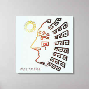 Toile Dessin stylé de Machu_Picchu