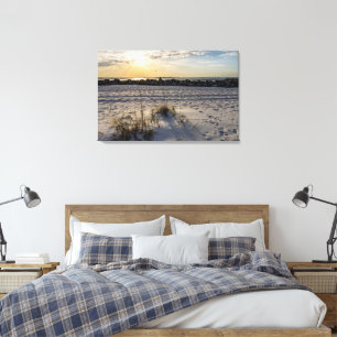 Toile Destin Beach Floride Jetty Sunset Canvas