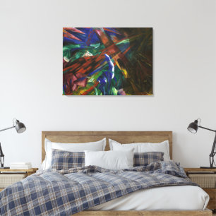 Toile Destins Animaux de Franz Marc Art Expressionniste