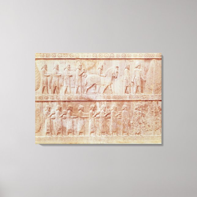 Toile Détail de la frise de secours à l'est (Recto)