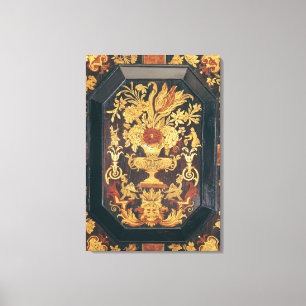 Toile Détail de marqueterie d'un buffet