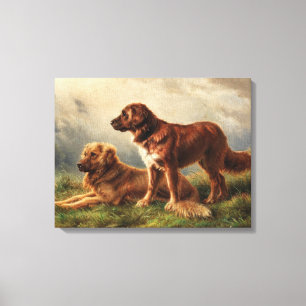 Toile Deux chiens de garde