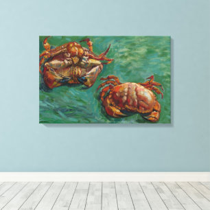 Toile Deux crabes par Vincent van Gogh