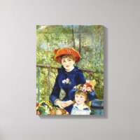 Deux Sœurs (sur la terrasse) de Pierre Renoir