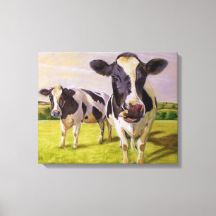Toile Deux vaches