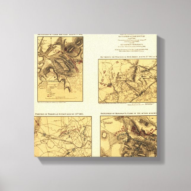 Toile Deuxième bataille de Bull Run 2 (Recto)