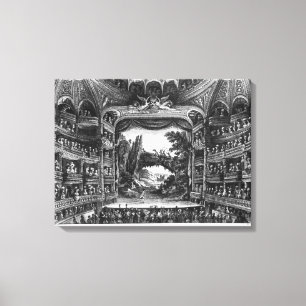 Toile Deuxième vue du théâtre de la Republique