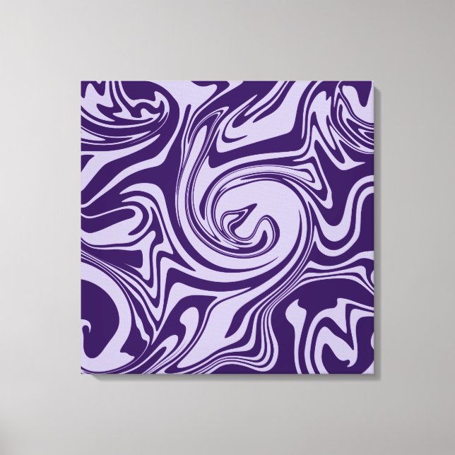 Toile Déversement - Violet (Recto)