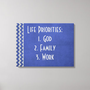 Toile Devis de l'ordre de travail de la famille de Dieu