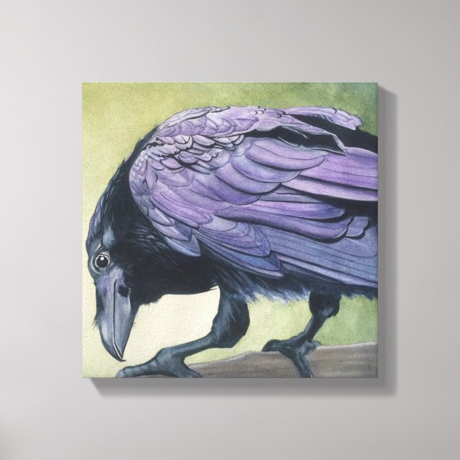 Toile Diablo The Raven Black Crow Salon Décor Mur (Recto)