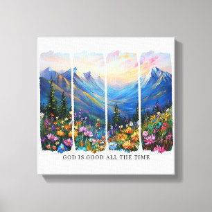 Toile Dieu Chrétien Inspiré Est Bon