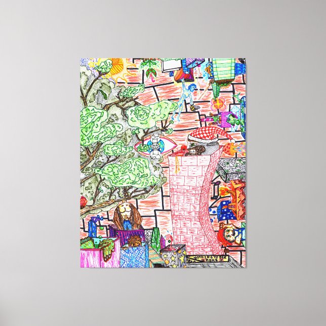 Toile Dieu est dans les détails #16 (Recto)