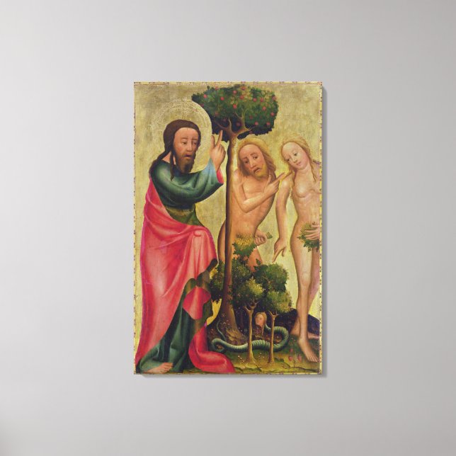 Toile Dieu le Père punit Adam et Ève (Recto)