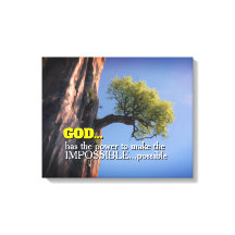 Dieu peut rendre l'impossible possible -Arbre de f