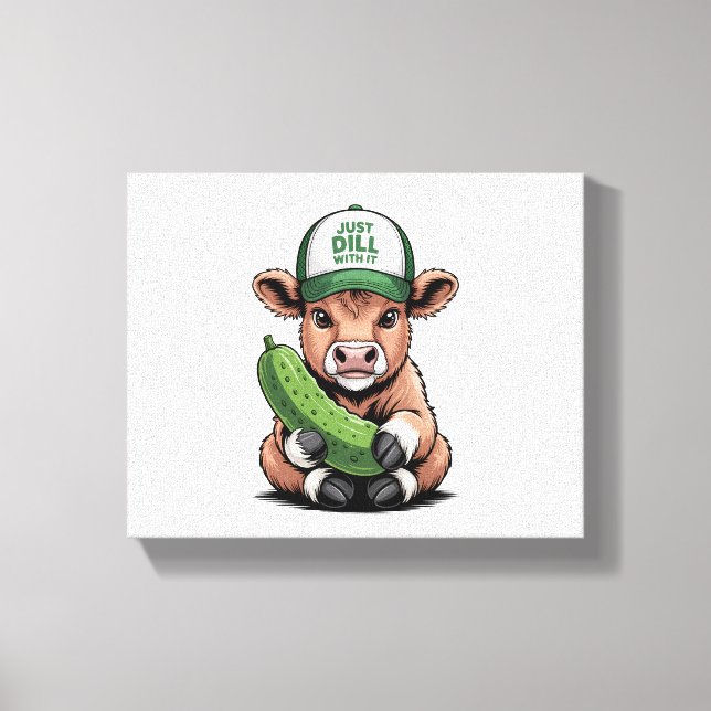 Toile Dill avec It Cow, Drôle Pickle (Recto)