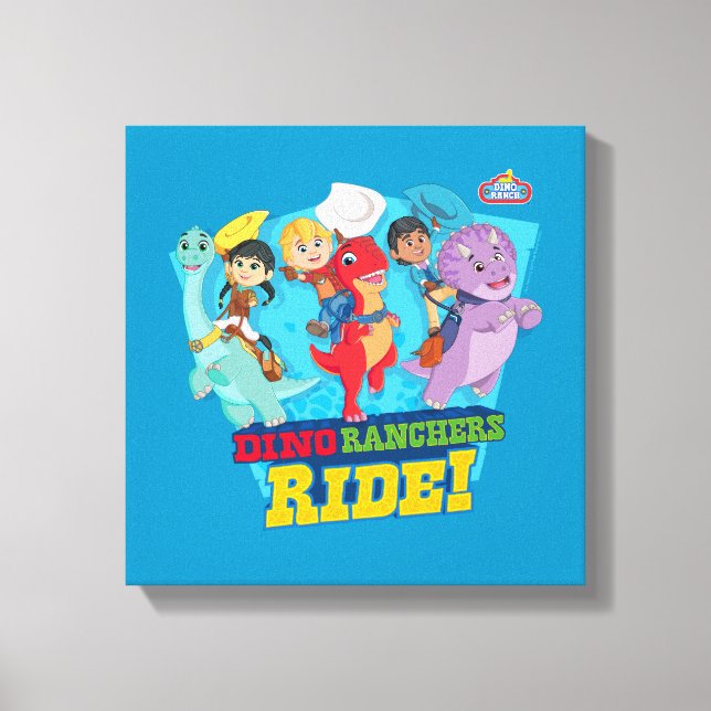 Toile Dino Ranch | Les Ranchers Ride ! (Recto)