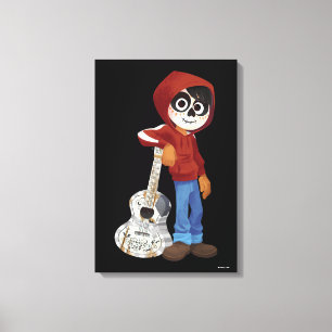 Toile Disney Pixar Coco   Miguel   Se tenir avec la guit
