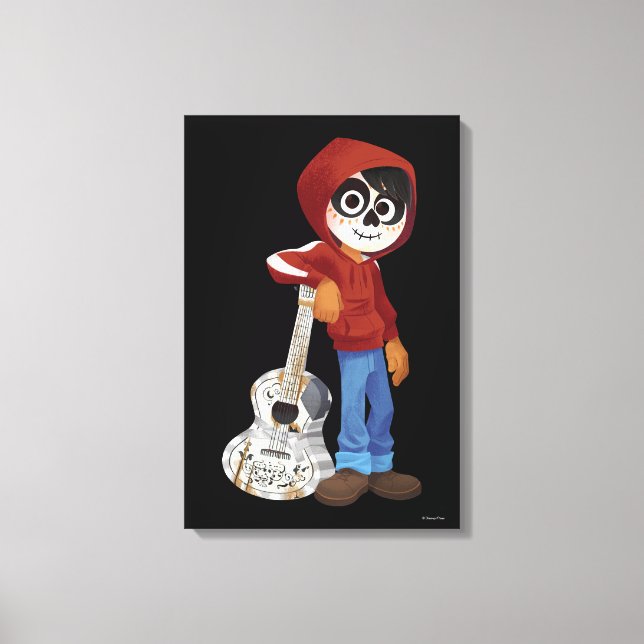 Toile Disney Pixar Coco | Miguel | Se tenir avec la guit (Recto)