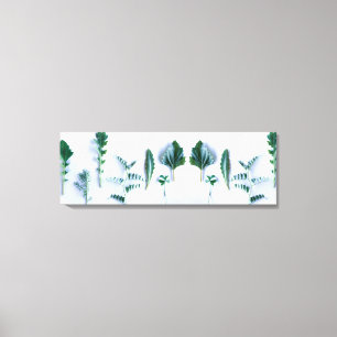 Toile Diverses formes Vert Feuille Plante Nature
